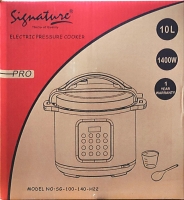 10.0 Ltr Electric Pressure Cooker (1400W) (SG-100-140-H22) Signature Pressure cooker