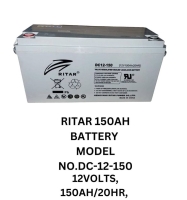 Ritar 150AH Battery Model NO.DC-12-150 12VOLTS 150ah/20hr