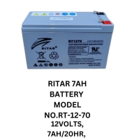 Ritah 7AH Battery Model NO.RT-12-70 12Volts 7AH/20HR