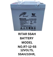 Ritar 55AH Solar Battery Model NO.RT-12-55 12Volts 55AH/10HR