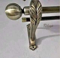 In Style Design 1 inch Diameter 2m long Double Curtain Rod