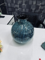 Glazed pottery Heavy Glass Vase