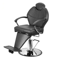 base, synthetic resin footrest and plastic armrest BARBER CHAIR
