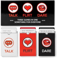 TALK FLIRT DARE Three Games in one something for Everyone