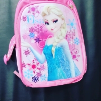  Elsa and Anna School Backpack, School Bags for Girls, Kids School Bag, Cute Elsa Bag, Pink Bags for Girls, Kids Bookbag for Elementary, Children