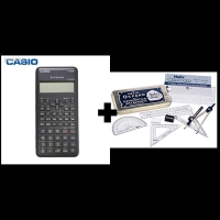 Back to School Offer 2in1 Combo Casio Fx 82ms Scientific Calculator Recommended in Colleges and High Schools Oxford Geometrical Set 