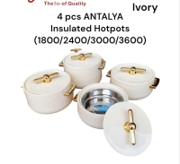4 pcs ANTALYA Insulated Hotpots (1800/2400/3000/3600)