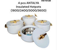 4 pcs ANTALYA Insulated Hotpots (1800/2400/3000/3600)