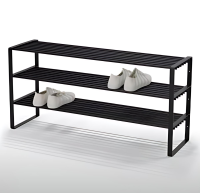 18pair capacity 5*1*3 FT Metallic Shoe rack/organizer with an elegant finish