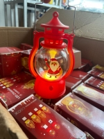 RIC-HDa Christmas lantern Red with Santa