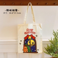 RIB-NKs Big size tote bag Going shopping/market bags