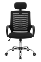 RIS-2KTt Secretarial office chair with head rest