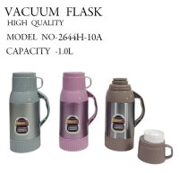 RIR-K9r REDSUN VACCUM FLASK STEEL BODY with Glass Refill 2644 H - 10 A  1 ltr
