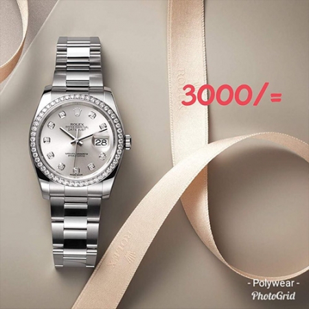 Silver Rolex Watch | Order from Rikeys 