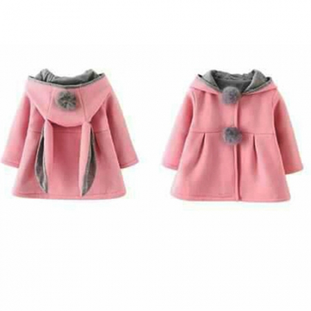 Pink Kids Trench Coat