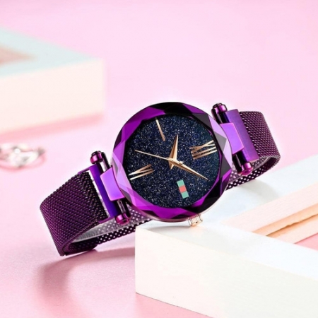 Purple Gucci Wristwatch